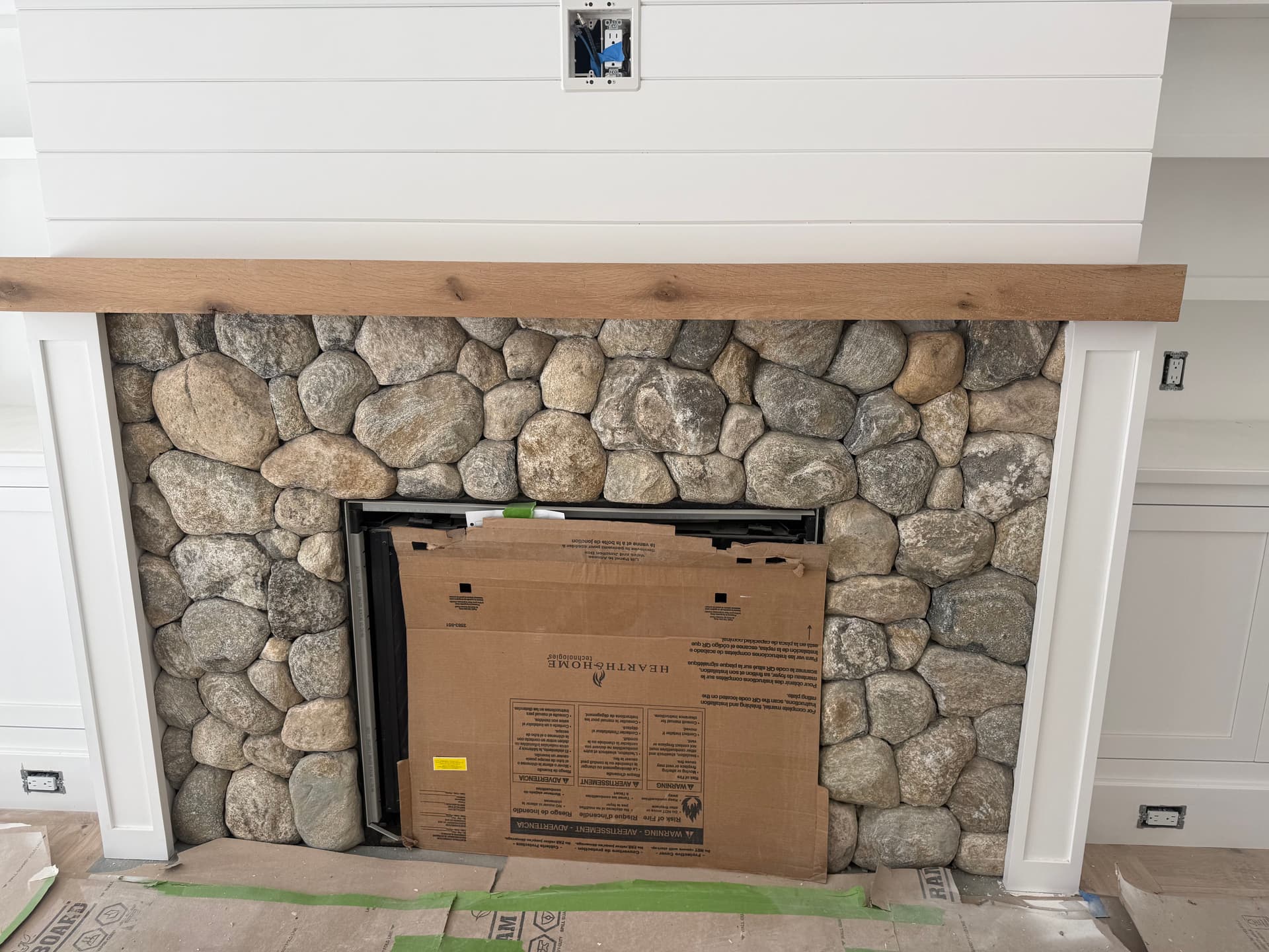 Cozy Fireplace Transformation in Centerville