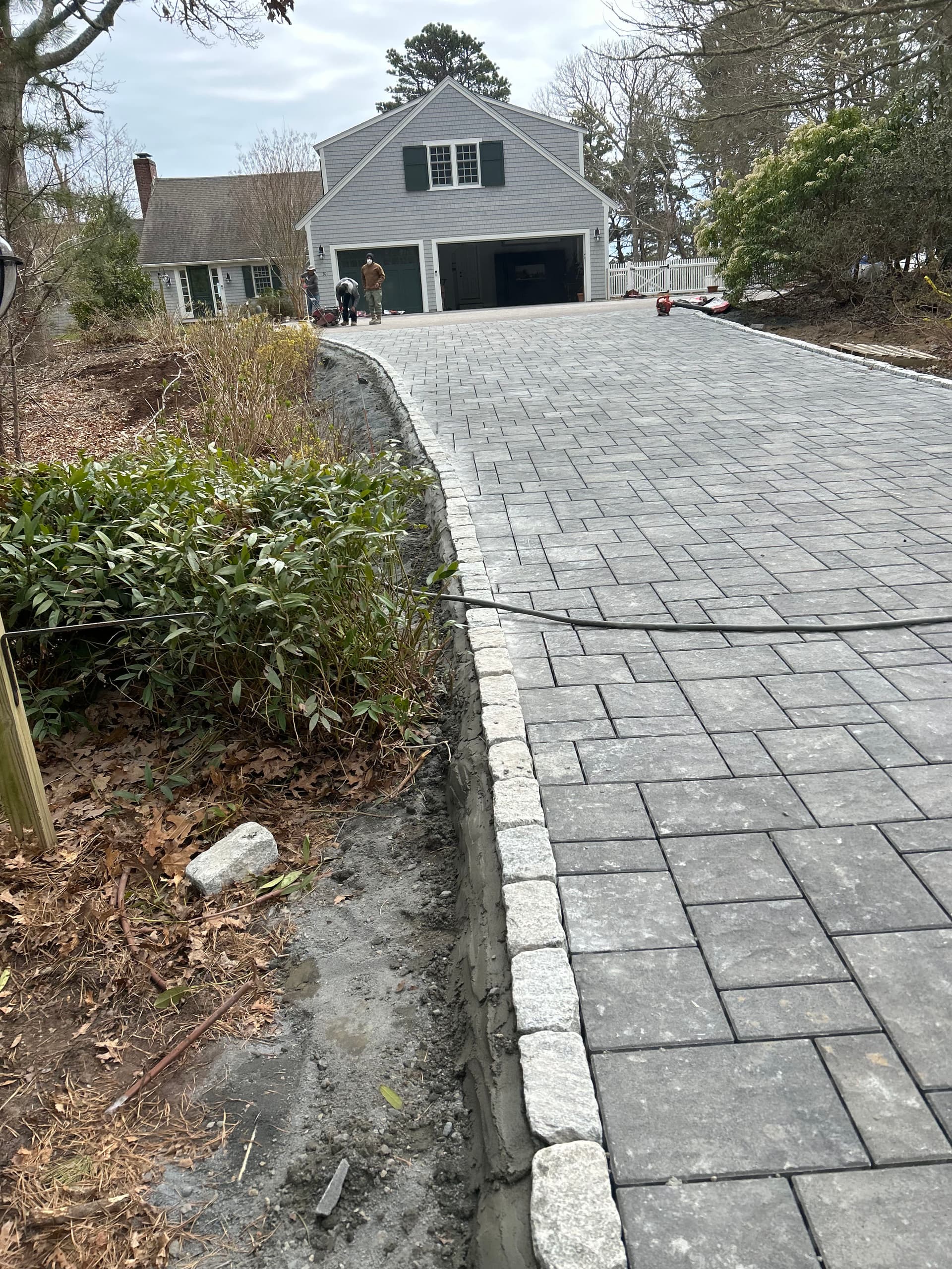 Gallery photos for Paver Driveway Build From the Ground Up: Image #1