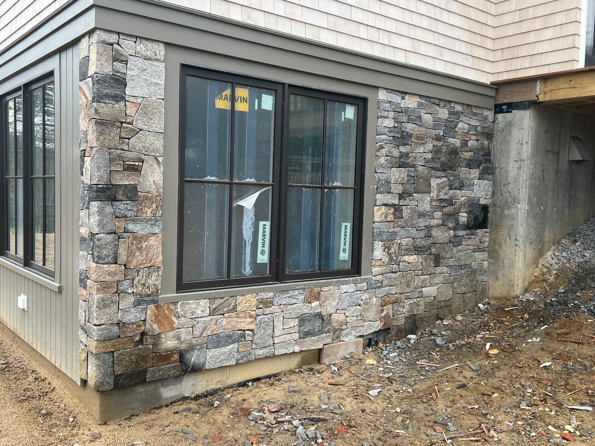 Gallery photos for Foundation Stone Veneer Work Completed in Chatham: Image #2