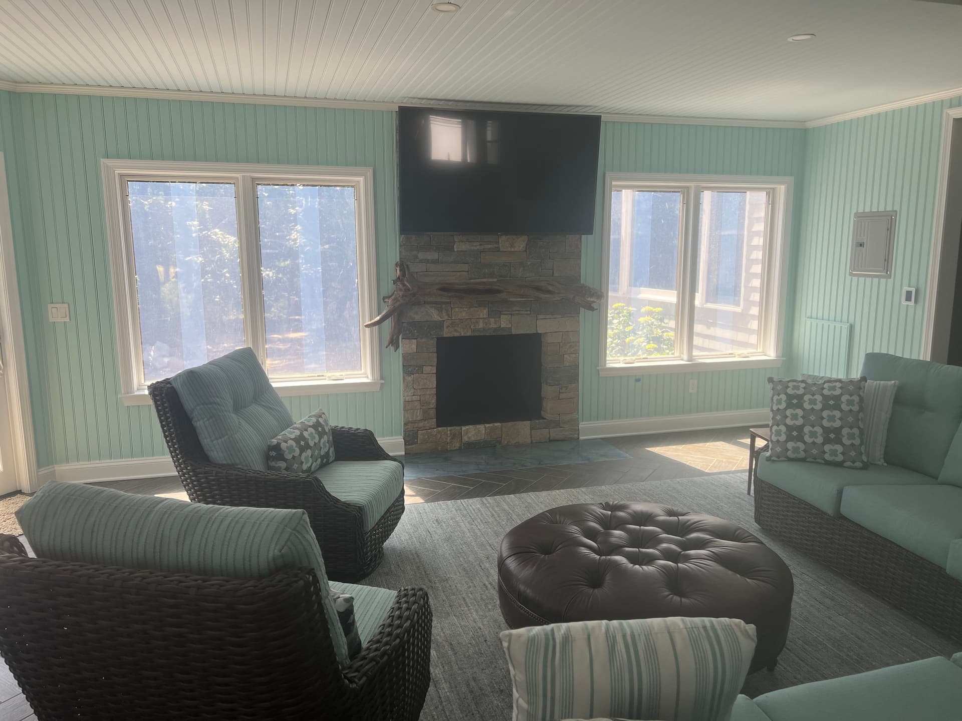 Gallery photos for Cape Cod Addition Gets a Full Stone Fireplace Build: Image #2