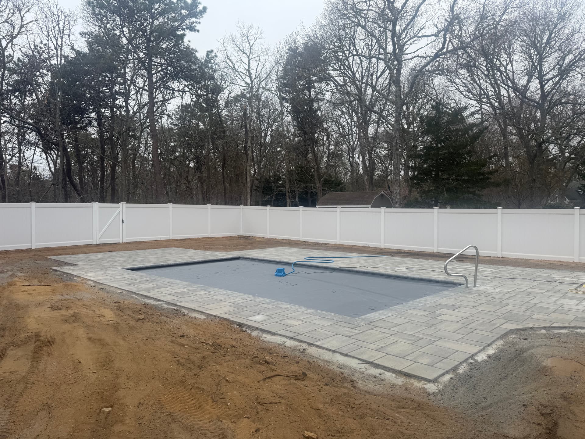 Gallery photos for Paver Pool Patio Build Completed in Harwich: Image #1