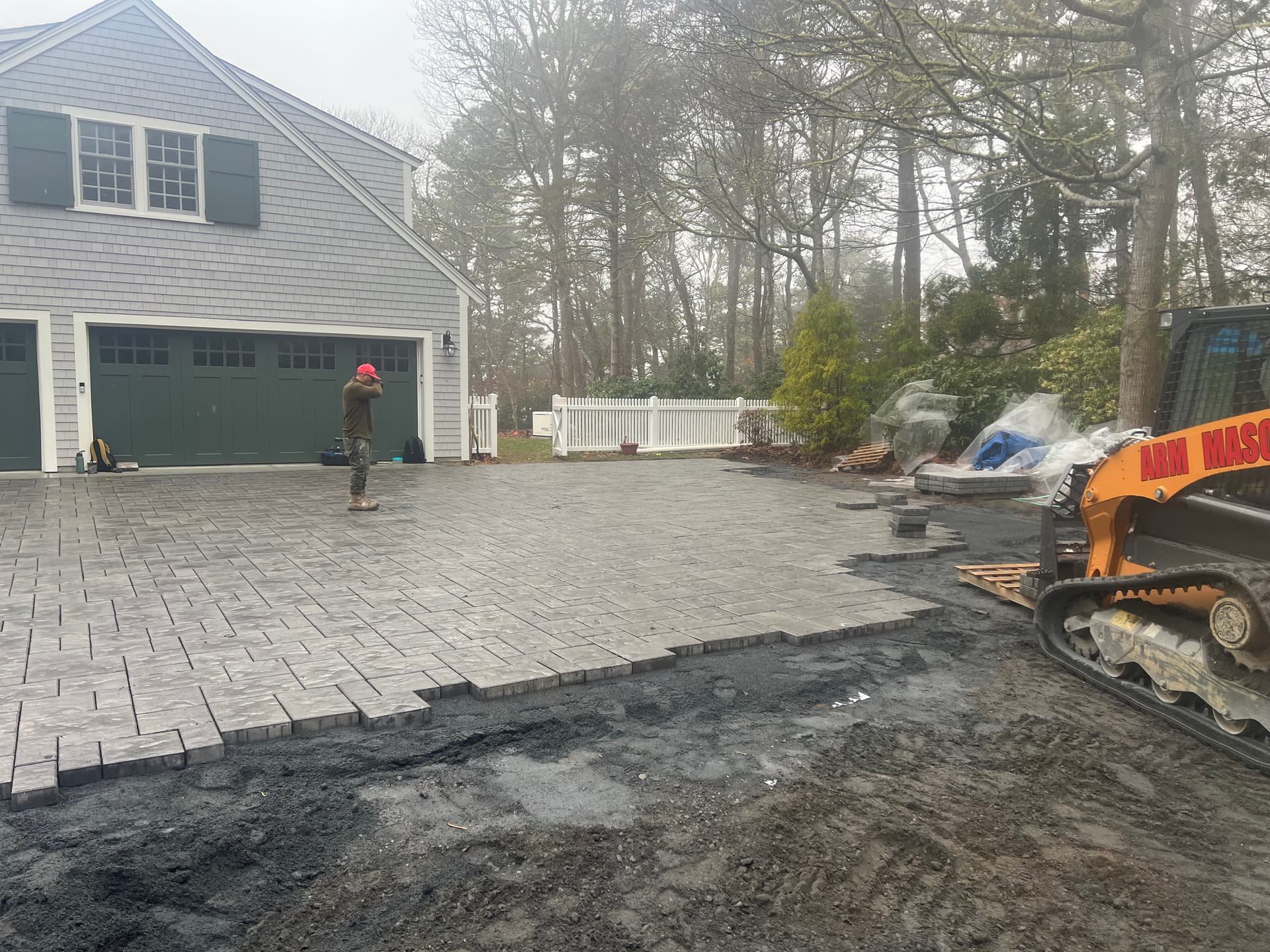 Paver Driveway Build From the Ground Up image